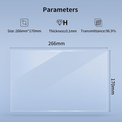 10.1 Inches LCD Screen Protection Film for Photon Mono M5S/Photon Mono M5S Pro R