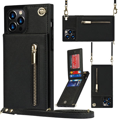 Leather Case Card  12 Messenger Phone Case Explosive Style - Small Enterprise