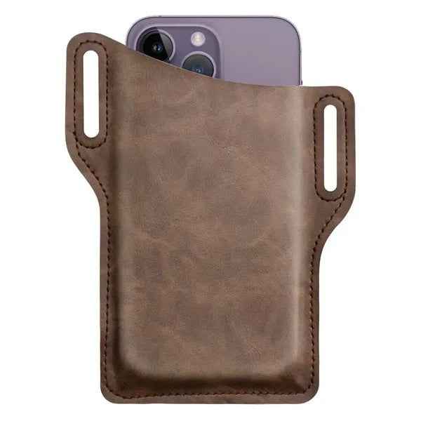 Men's Leather Phone Holster Waist Pack
