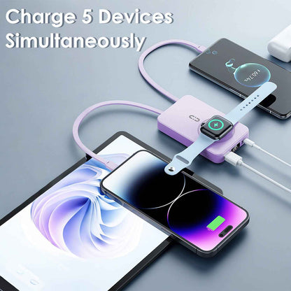 3-in-1 10000mAh MagSafe Fast Charging Power Bank