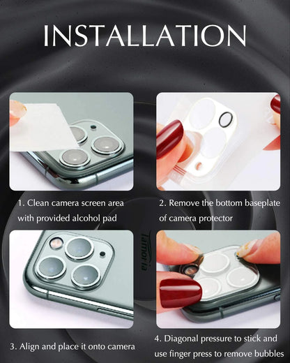 [ 2 Pack ]  Camera Lens Protector for Iphone 12 Pro Max, Scratch Resistant, Easy Installation