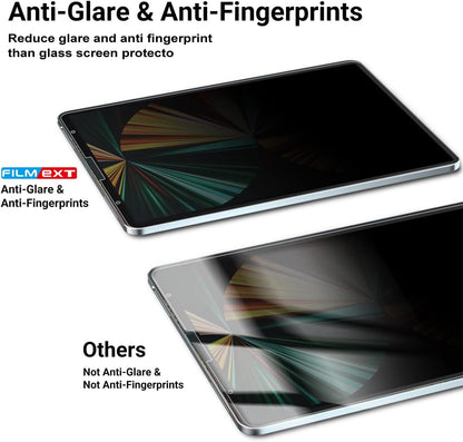 Magnetic Ipad Privacy Screen Protector for 10.2 2021 Ipad 9Th Gen/2020 Ipad 8Th Gen/ 2019 Ipad 7Th Gen, Anti-Glare anti Spy Screen Film Guard Compatible with Ipad10.2 Inch[Landscape Privacy]