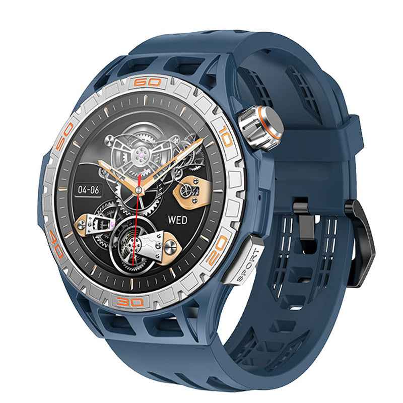 Waterproof Round Screen Step Tracker Watch