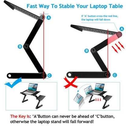 Adjustable Foldable Laptop Desk