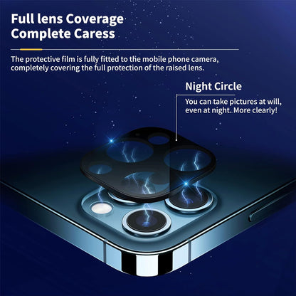 2+2 Pack [Full Coverage] for Iphone 12 Pro Max Privacy Screen Protector + Camera Lens Protector, 9H Hardness Anti-Spy Tempered Glass with Zero Bubble, 0.33Mm High Sensitivity, Case Friendly