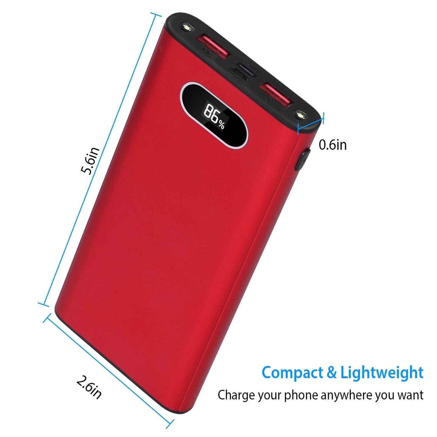 20000mAh Fast Charging Power Bank with LED Display