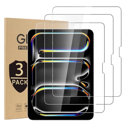 Glass for Ipad Pro 11 13 2024 M4 Glass Screen Protector for Ipad Air 13 2024 Air 6 11 2024 M2 Tempered Glass HD Film