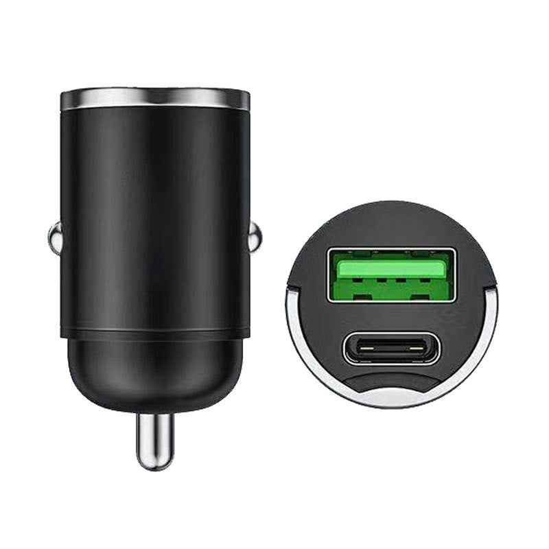 Hidden Pull Ring Car Charger Adapter