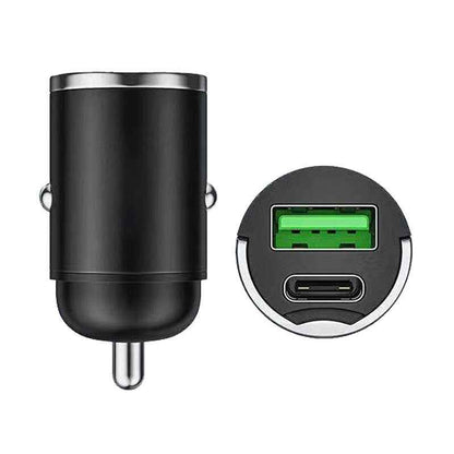 Hidden Pull Ring Car Charger Adapter