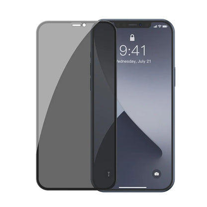 0.3Mm Curved Edge Privacy Screen Protector for 5.4" Phone, Dual Pack Black