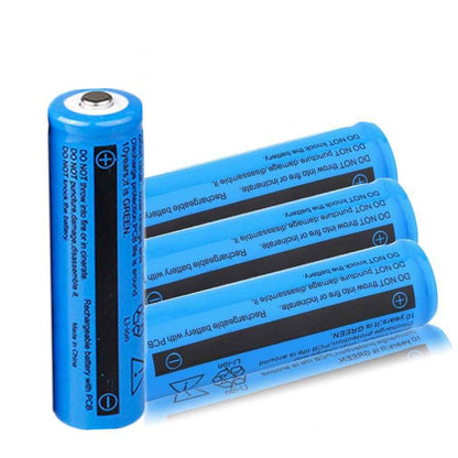 10Pcs 18650 3.7V Rechargeable Li-ion Batteries