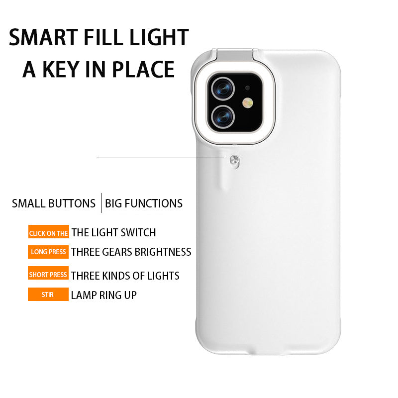 Beauty Fill Light Cover Beauty  Phone Case Shell Selfie Light Up Case - Small Enterprise
