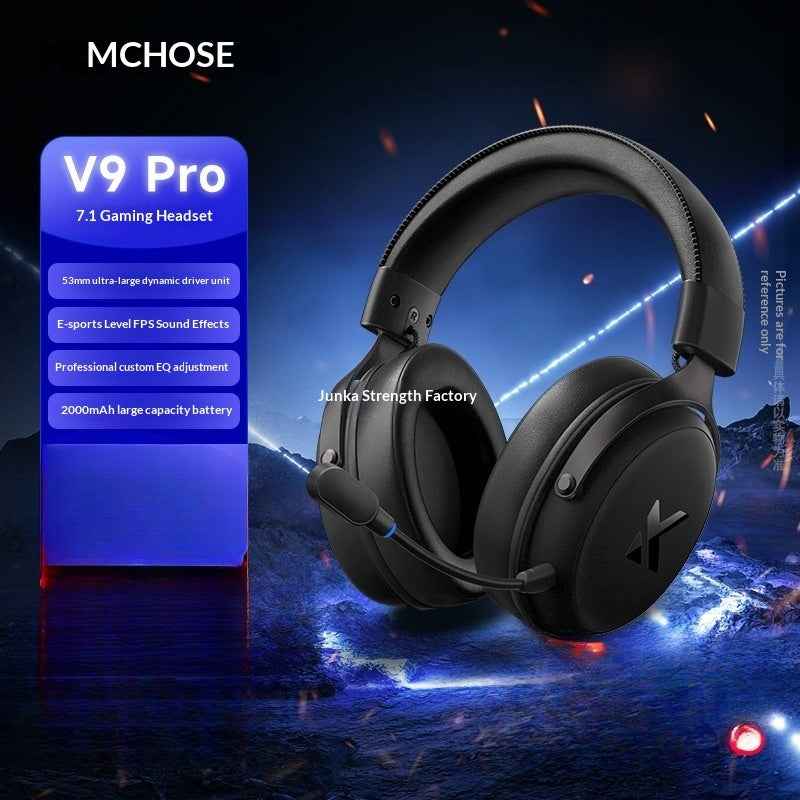 Over-Ear Bluetooth Gaming Headset with Four Modes