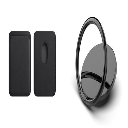 Magnetic Leather Card Holder Holder