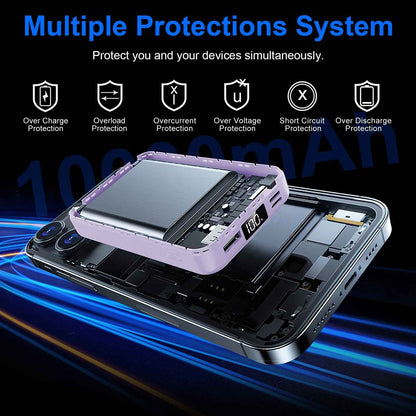 3-in-1 10000mAh MagSafe Fast Charging Power Bank