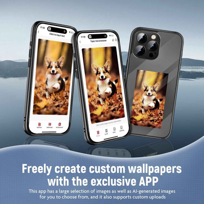 iPhone 15 Pro Max NFC Ink Screen Flip Case