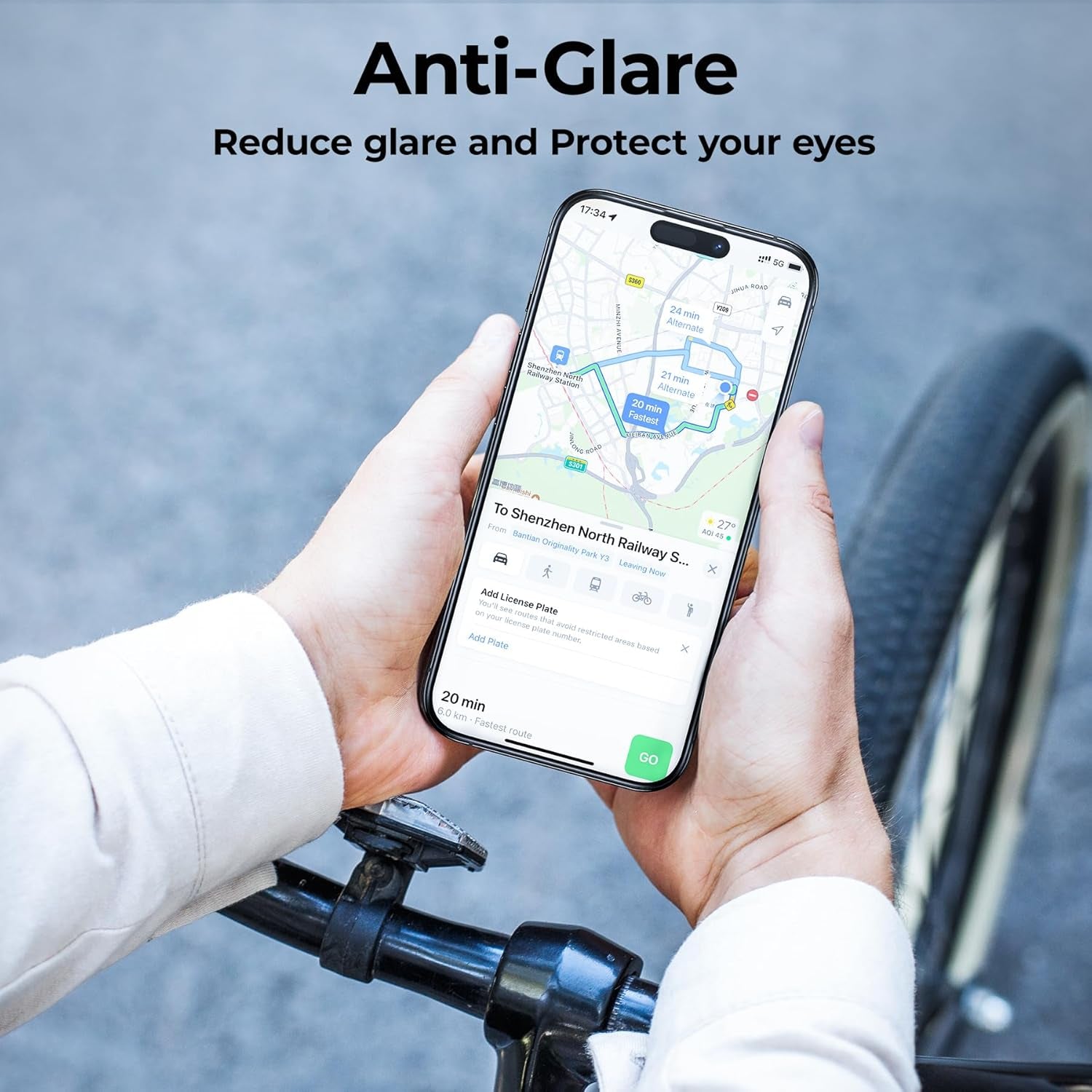 [2 Pack Anti-Glare Matte Screen Protector Compatible for Iphone 15 Pro, 9H Full Coverage Tempered Film for Gamming[Ultra-Thin][Ultra-Smooth][Anti-Fingerprint][Bubble Free]