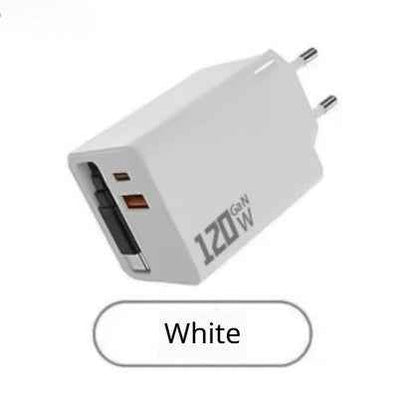 120W GaN Fast Charger with Retractable Cable