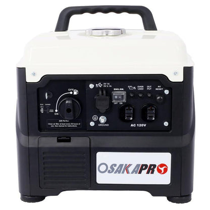 Quiet 1200W Portable Generator - Lightweight & Efficient
