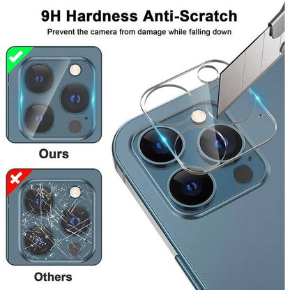 Tempered Glass Screen Protector for Iphone 12 Pro Max, 2 Tempered Glass with 2 Camera Glass Lens Cover Flim [Case Friendly][Scratch-Resistant]