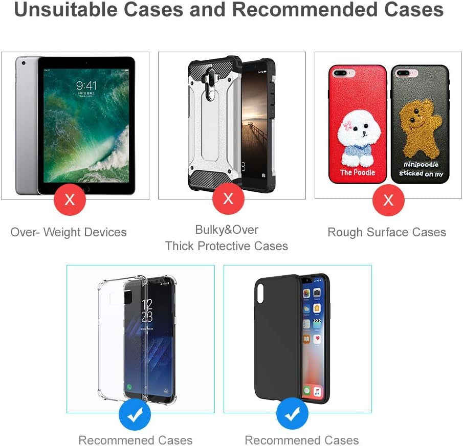 Magnetic Phone Car Mount Holder - Car Air Vent Magnet Cell Phone Holder for Car Strong N52 Magnetic Car Phone Mount with 4 Pcs Metal Plate Compatible with Iphone 12 Pro 11 Samsung Google LG