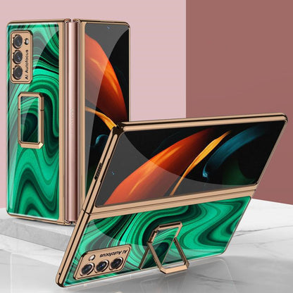 Folding Vertical Clock Phone Case Full Inclusive Personality Male - Small Enterprise