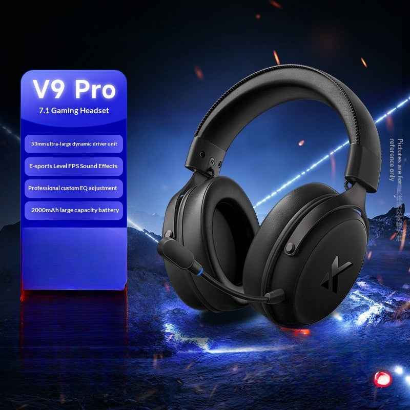 Over-Ear Bluetooth Gaming Headset with Four Modes