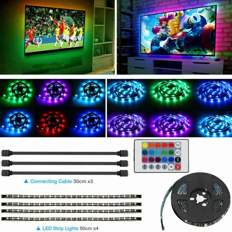 RGB LED Strip TV/Computer Light Kit with Remote