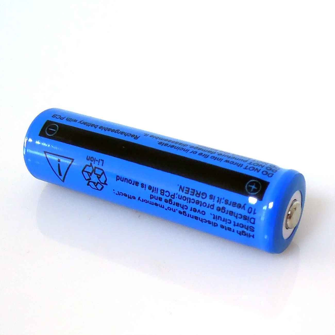 10Pcs 18650 3.7V Rechargeable Li-ion Batteries
