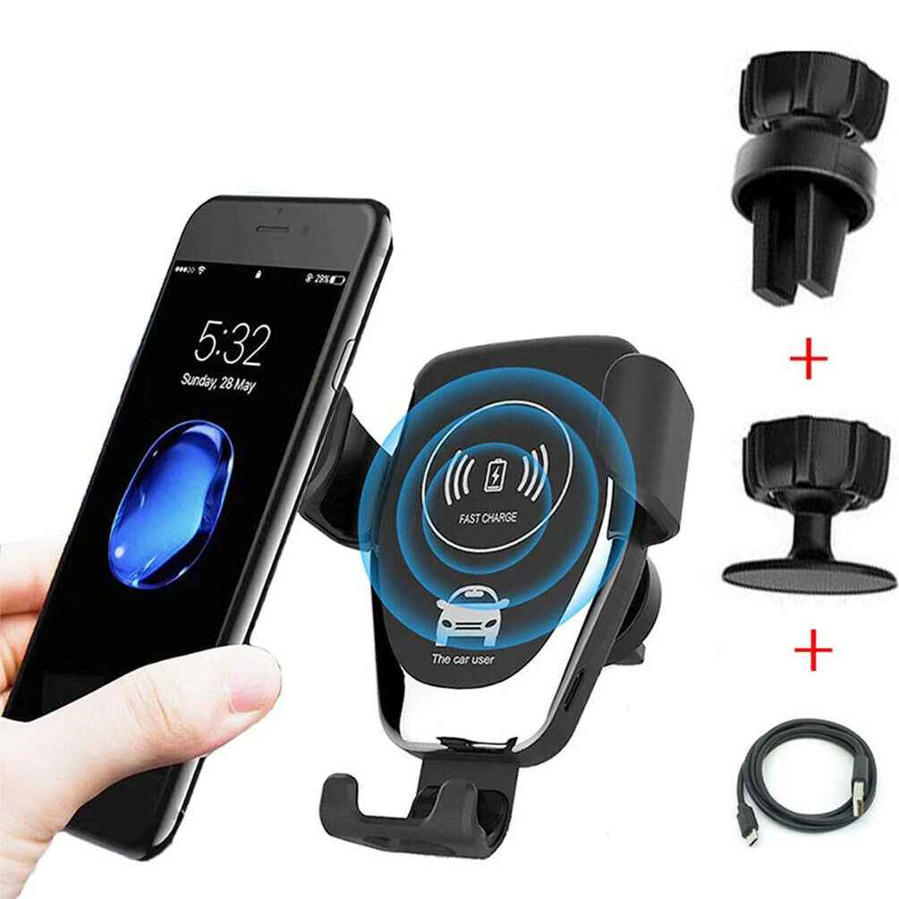 10W Qi Wireless Car Charger Mount Holder