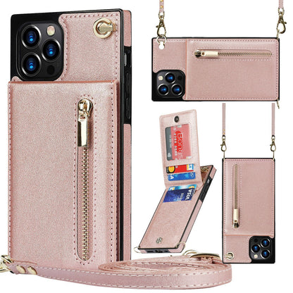 Leather Case Card  12 Messenger Phone Case Explosive Style - Small Enterprise