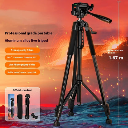 D600 Mobile Phone Selfie Live Tripod Night Fish Luring Lamp Camera Bracket
